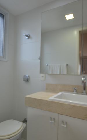 Apartamento à venda com 249m², 3 quartos e 3 vagasBanheiro da Suíte 1