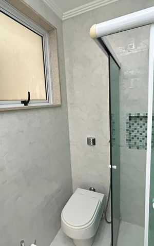 Apartamento à venda com 140m², 3 quartos e 2 vagasBanheiro da Suíte 1