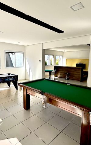 Apartamento à venda com 54m², 2 quartos e 1 vaga Apartamento à venda com 54m², 2 quartos e 1 vagaSalão de jogos
