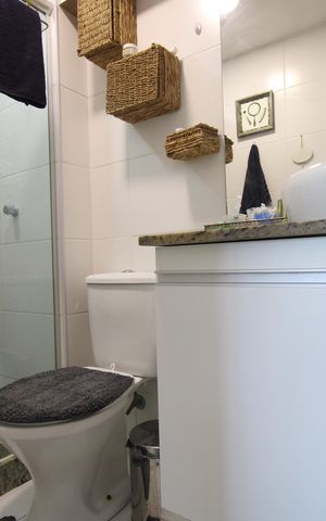 Apartamento à venda com 154m², 3 quartos e 1 vagaBanheiro da suíte 1