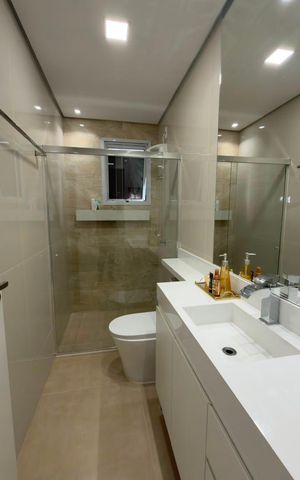 Apartamento para alugar com 68m², 3 quartos e 2 vagas Apartamento para alugar com 68m², 3 quartos e 2 vagasBanheiro social