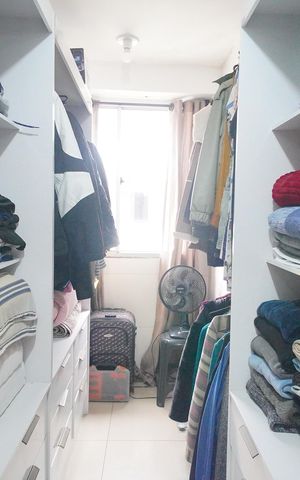 Apartamento à venda com 102m², 3 quartos e 1 vagaCloset do quarto 3