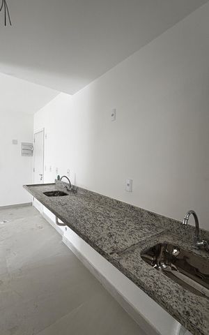 Apartamento à venda com 56m², 2 quartos e 2 vagas Apartamento à venda com 56m², 2 quartos e 2 vagasCozinha e Área de Serviço