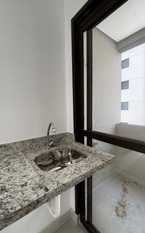 Apartamento à venda com 56m², 2 quartos e 2 vagas Apartamento à venda com 56m², 2 quartos e 2 vagasCozinha e Área de Serviço