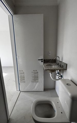 Apartamento à venda com 56m², 2 quartos e 2 vagas Apartamento à venda com 56m², 2 quartos e 2 vagasBanheiro