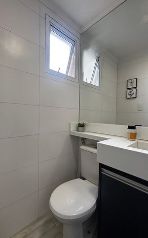 Apartamento à venda com 48m², 2 quartos e 1 vaga Apartamento à venda com 48m², 2 quartos e 1 vagaBanheiro