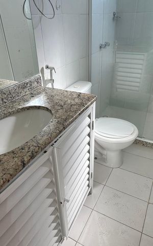 Apartamento à venda com 89m², 3 quartos e 1 vaga Apartamento à venda com 89m², 3 quartos e 1 vagaBanheiro quarto 1
