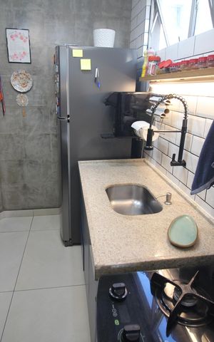 Apartamento à venda com 70m², 3 quartos e 1 vagaCozinha e Área de Serviço