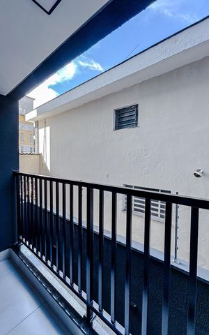 Apartamento à venda com 28m², 1 quarto e sem vagaVaranda