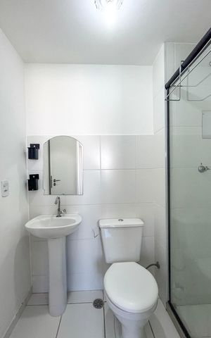 Apartamento à venda com 35m², 2 quartos e sem vaga Apartamento à venda com 35m², 2 quartos e sem vagaBanheiro