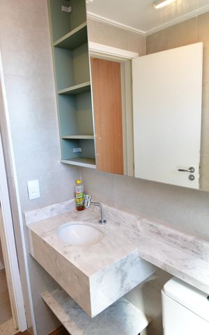 Apartamento à venda com 51m², 1 quarto e 1 vagaBanheiro