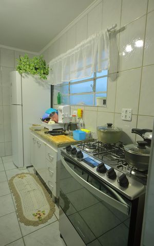 Apartamento à venda com 44m², 1 quarto e 1 vagaCozinha 