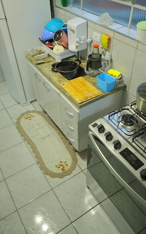 Apartamento à venda com 44m², 1 quarto e 1 vagaCozinha 