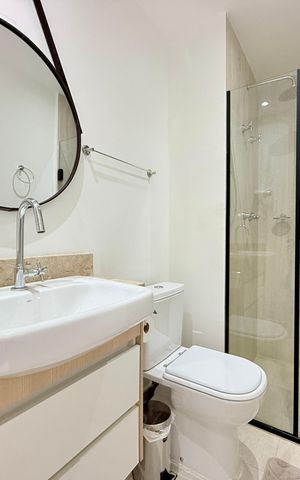 Studio para alugar com 22m², 1 quarto e sem vaga Studio para alugar com 22m², 1 quarto e sem vagaBanheiro