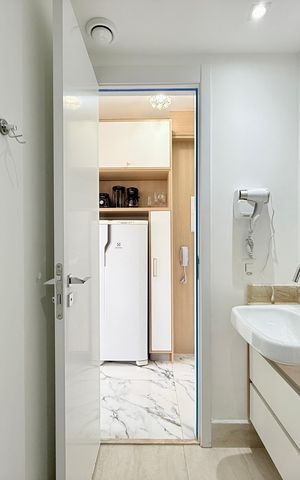 Studio para alugar com 22m², 1 quarto e sem vaga Studio para alugar com 22m², 1 quarto e sem vagaBanheiro