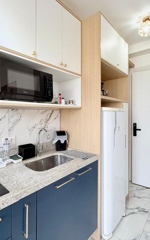 Studio para alugar com 22m², 1 quarto e sem vaga Studio para alugar com 22m², 1 quarto e sem vagaCozinha