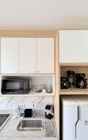Studio para alugar com 22m², 1 quarto e sem vaga Studio para alugar com 22m², 1 quarto e sem vagaCozinha
