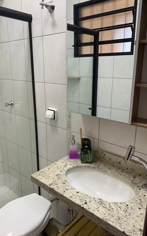 Apartamento para alugar com 42m², 1 quarto e 1 vaga Apartamento para alugar com 42m², 1 quarto e 1 vagaBanheiro
