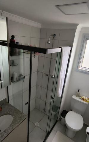 Apartamento à venda com 55m², 3 quartos e 1 vaga Apartamento à venda com 55m², 3 quartos e 1 vagaBanheiro