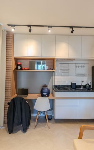 Studio à venda com 27m², 1 quarto e sem vaga Studio à venda com 27m², 1 quarto e sem vagaCozinha