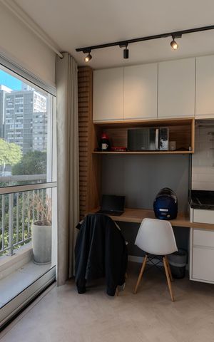 Studio à venda com 27m², 1 quarto e sem vaga Studio à venda com 27m², 1 quarto e sem vagaCozinha
