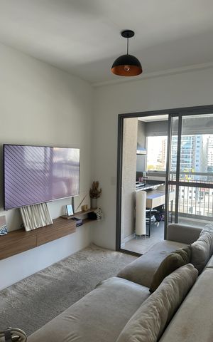 Apartamento à venda com 46m², 1 quarto e 1 vaga Apartamento à venda com 46m², 1 quarto e 1 vagaSala