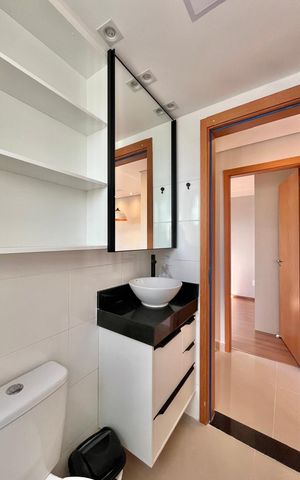 Apartamento à venda com 43m², 2 quartos e 1 vaga Apartamento à venda com 43m², 2 quartos e 1 vagaBanheiro