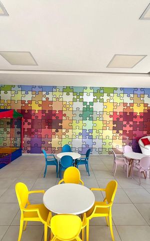 Apartamento à venda com 43m², 2 quartos e 1 vaga Apartamento à venda com 43m², 2 quartos e 1 vagaÁrea comum - Brinquedoteca