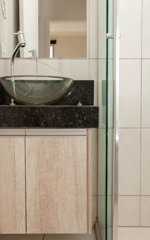 Apartamento para alugar com 67m², 3 quartos e 1 vaga Apartamento para alugar com 67m², 3 quartos e 1 vagaBanheiro social