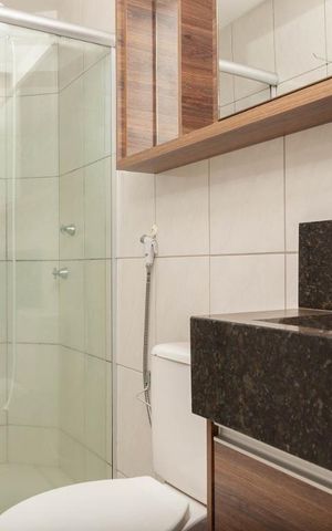 Apartamento para alugar com 67m², 3 quartos e 1 vaga Apartamento para alugar com 67m², 3 quartos e 1 vagaBanheiro social