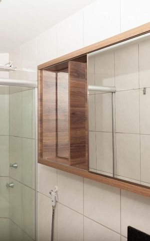 Apartamento para alugar com 67m², 3 quartos e 1 vaga Apartamento para alugar com 67m², 3 quartos e 1 vagaBanheiro social