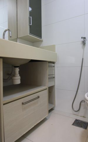 Apartamento para alugar com 90m², 3 quartos e 1 vagaBanheiro da suíte