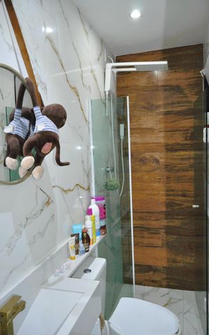 Casa de condomínio à venda com 110m², 3 quartos e sem vagaBanheiro da Suíte