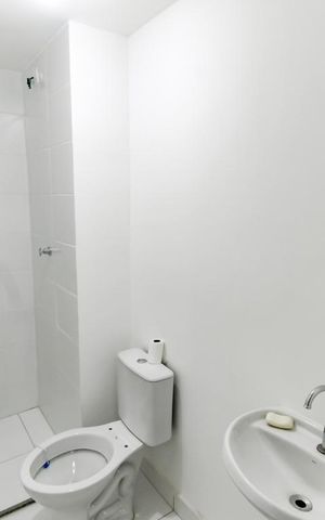Apartamento para alugar com 33m², 2 quartos e sem vaga Apartamento para alugar com 33m², 2 quartos e sem vagaBanheiro