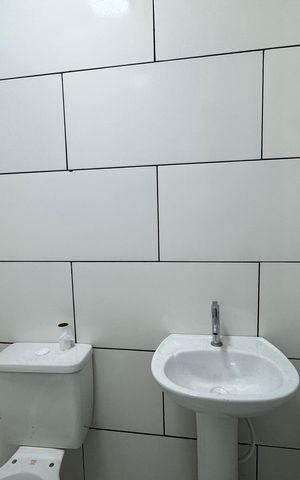 Studio para alugar com 25m², 1 quarto e sem vaga Studio para alugar com 25m², 1 quarto e sem vagaBanheiro