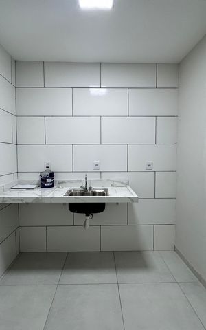 Studio para alugar com 25m², 1 quarto e sem vaga Studio para alugar com 25m², 1 quarto e sem vagaCozinha