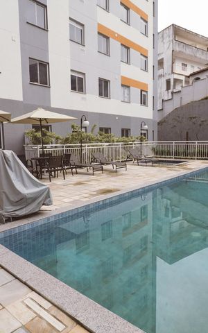 Apartamento à venda com 33m², 2 quartos e sem vagaÁrea comum - Piscina