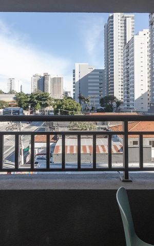 Studio para alugar com 17m², 1 quarto e sem vaga Studio para alugar com 17m², 1 quarto e sem vagaVaranda