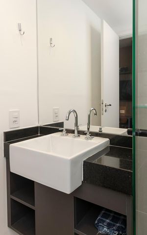 Studio para alugar com 17m², 1 quarto e sem vaga Studio para alugar com 17m², 1 quarto e sem vagaBanheiro