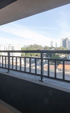 Studio para alugar com 17m², 1 quarto e sem vagaVaranda