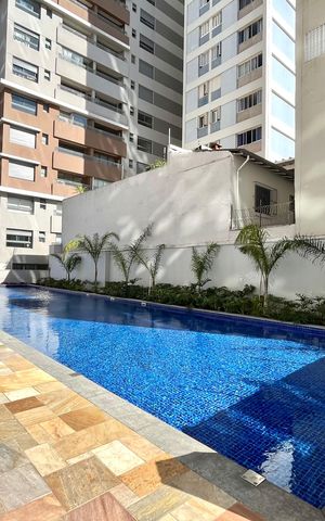 Apartamento para alugar com 35m², 1 quarto e sem vaga Apartamento para alugar com 35m², 1 quarto e sem vagaÁrea comum - Piscina