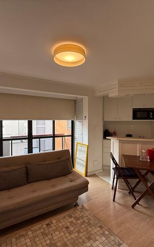 Apartamento para alugar com 40m², 1 quarto e 1 vaga