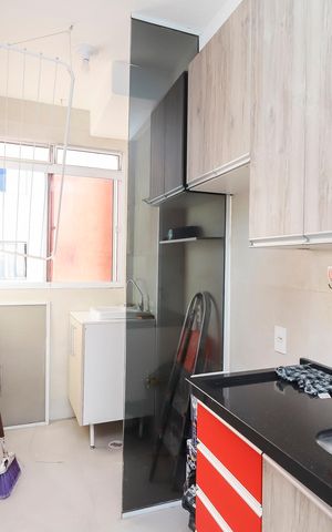 Apartamento para alugar com 45m², 2 quartos e sem vagaCozinha e Área de Serviço