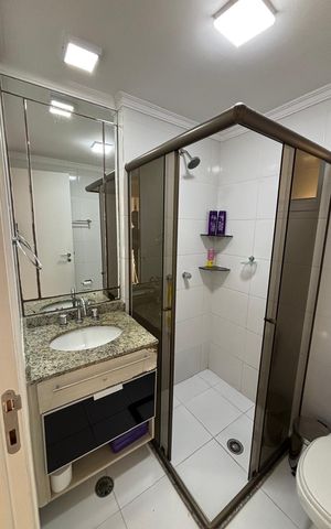 Apartamento à venda com 69m², 3 quartos e 1 vaga Apartamento à venda com 69m², 3 quartos e 1 vagaBanheiro social