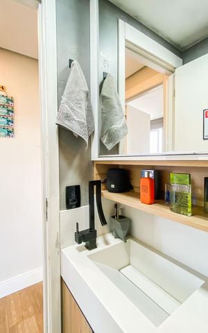 Apartamento para alugar com 39m², 2 quartos e 1 vaga Apartamento para alugar com 39m², 2 quartos e 1 vagaBanheiro