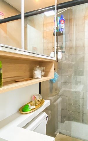 Apartamento para alugar com 39m², 2 quartos e 1 vaga Apartamento para alugar com 39m², 2 quartos e 1 vagaBanheiro