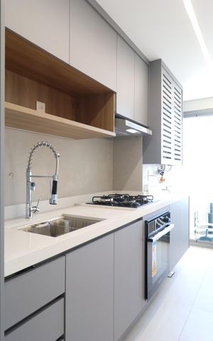 Apartamento para alugar com 47m², 2 quartos e 1 vagaCozinha e Área de serviço 