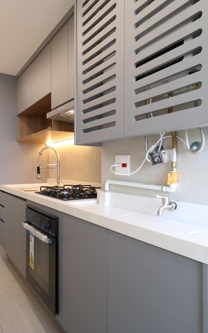 Apartamento para alugar com 47m², 2 quartos e 1 vagaCozinha e Área de serviço 