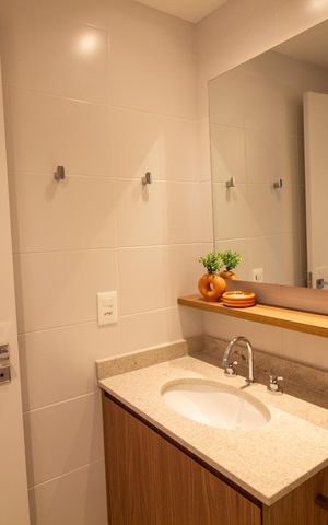 Studio à venda com 25m², 1 quarto e sem vaga Studio à venda com 25m², 1 quarto e sem vagaBanheiro