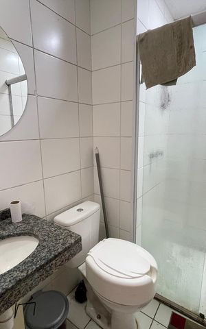 Apartamento à venda com 44m², 2 quartos e 1 vaga Apartamento à venda com 44m², 2 quartos e 1 vagaBanheiro